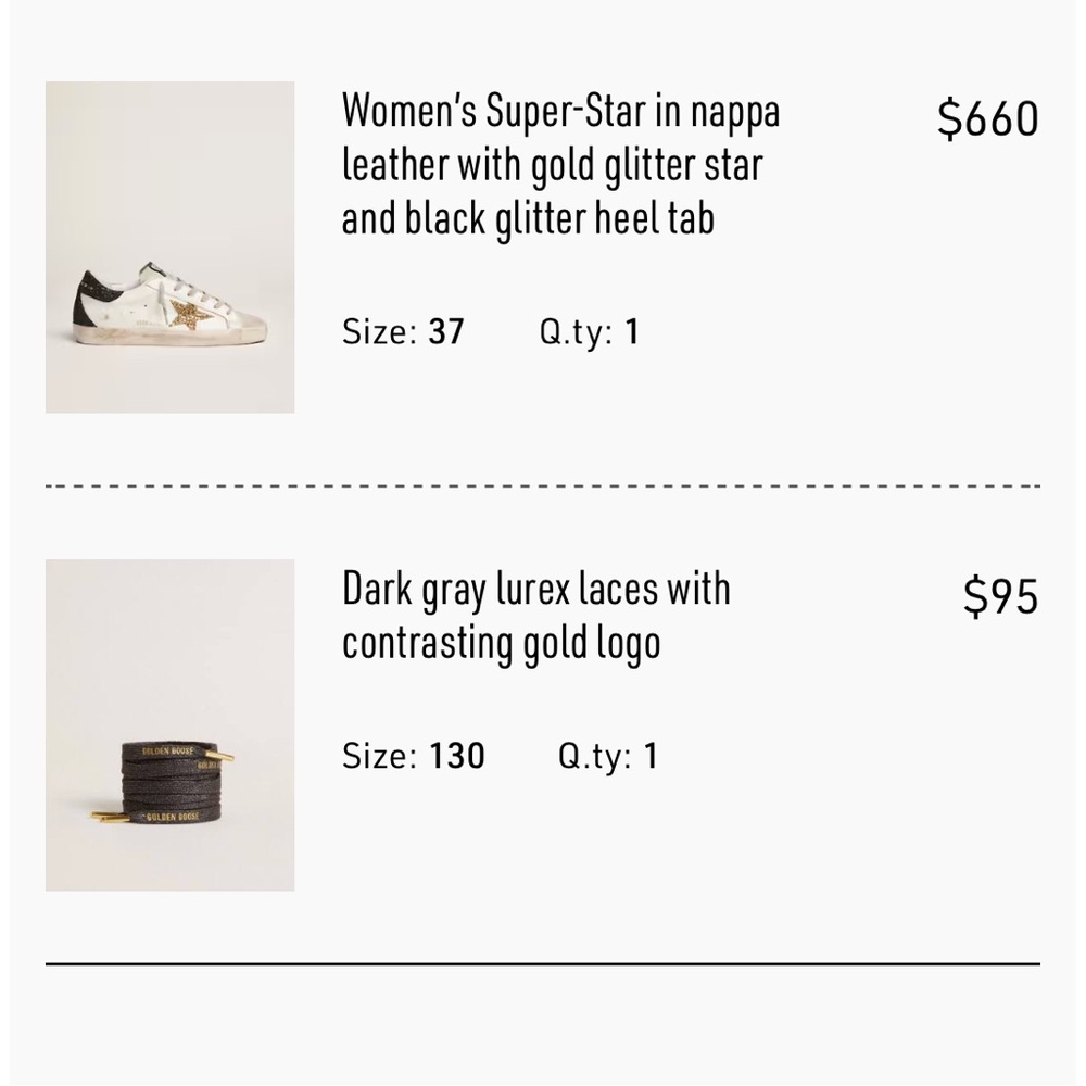 Golden Goose Women's Super-Star Sneakers - size 7